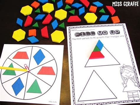 Composing Shapes In 1st Grade Kindergarten Math Games Geometry Games