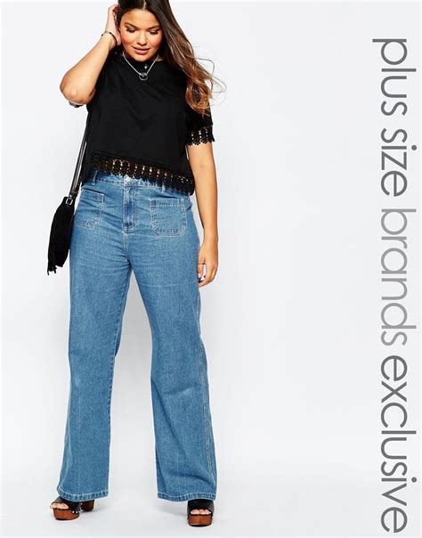 Alice And You High Wide Leg Jean At Latest Fashion Clothes Plus Size Outfits High