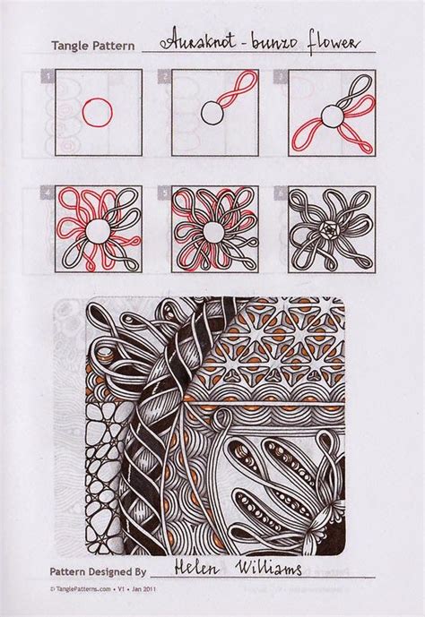 Zentangle is based on a square so our flextangles are really only inspired by this method and not a true example of this drawing technique. 1183 best Zentangle - Pattern steps / how to draw images ...