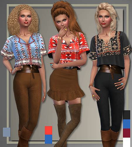 Sims 4 Ccs The Best Clothing By Allaboutstyle