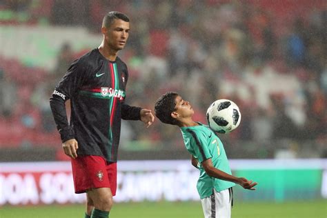 At Just 11 Years, Cristiano Ronaldo Jr. Is Emulating His Father With