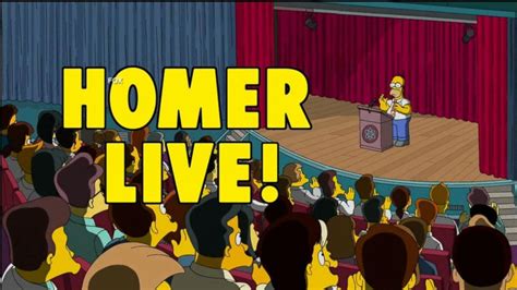 The Simpsons Features Live Segment With Homer Video Abc News