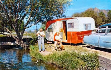 Vintage Snapshots Camping Trailers In The 50s And 60s Curbside Classic