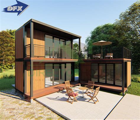 China Luxury Prefabricated Two Bedroom Home Light Steel Frame House