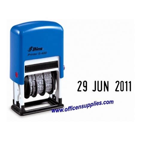 Shiny S400 Self Inking Date Stamp Your Online Shop For Stationery And