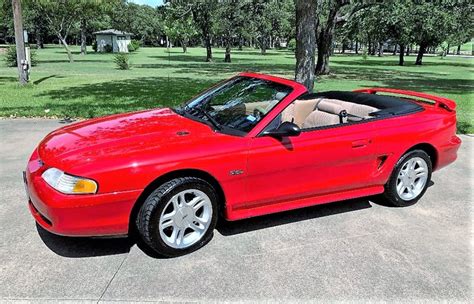 Pick Of The Day1998 Ford Mustang Gt Convertible Parade Ready Condition