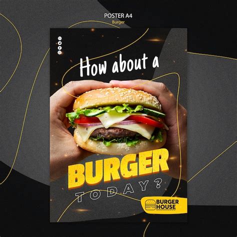 Free Psd Burger Poster Template