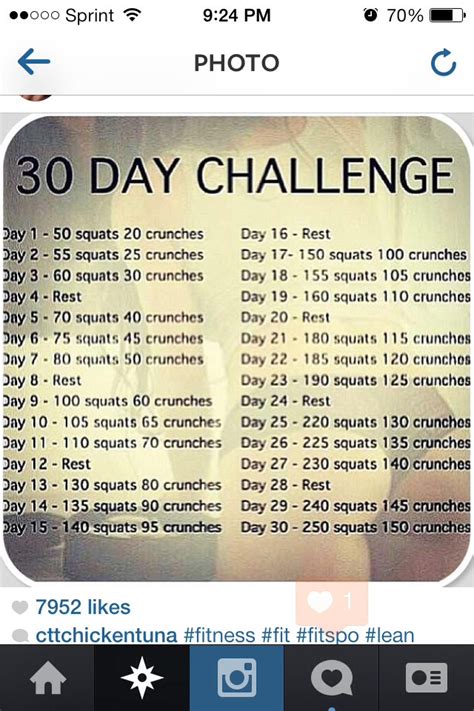 30 Day Squat Challenge It Works Try It Like Trusper