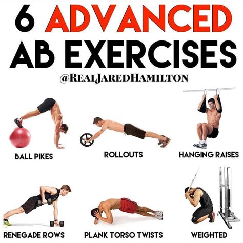Fitness I Nutrition I Diet On Instagram “6 Advanced Ab Exercises 1