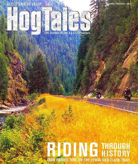 Sell 2002 Novdec Harley Hog Tales Magazine Lewis And Clark Ride Harleys