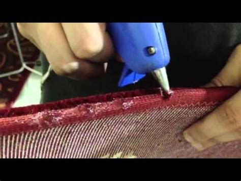 Binding the rug by yourself is not a hard task to accomplish, if you have time. Rug binding repair - YouTube