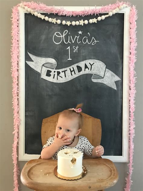 Olivias First Birthday Sprinkles On Top