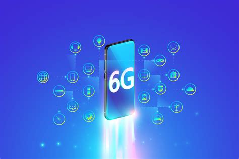 6G system fastest internet connection with smartphone and internet of ...