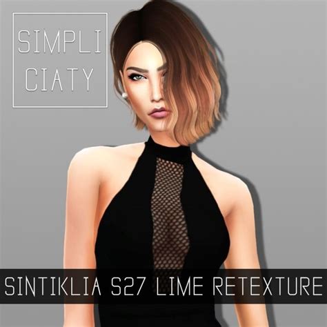 Sintiklia S27 Lime Retexture At Simpliciaty Via Sims 4 Updates Check