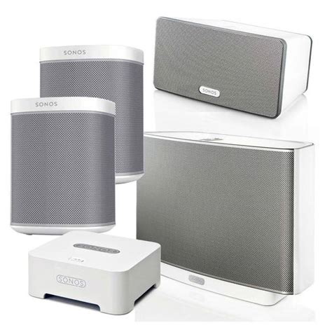 Sonos Home System Bundle White Electronics Zavvi Uk