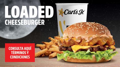 Loaded Cheeseburger Carls Jr ® México