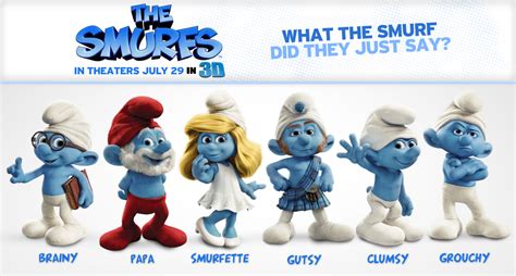 Smurf Characters Names Cheaper Than Retail Price Buy Clothing