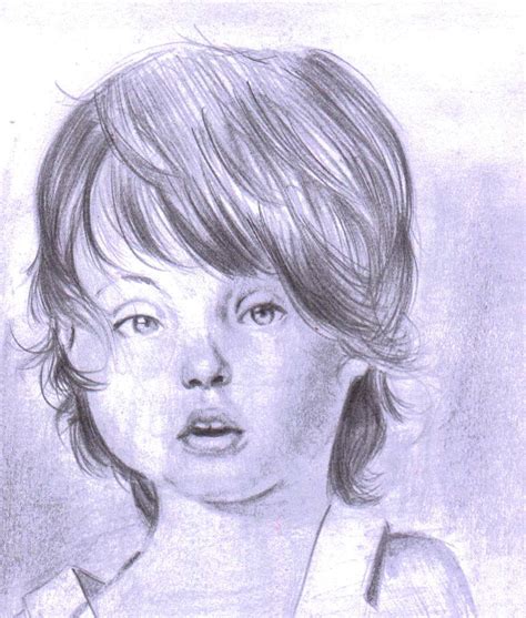 Retrato Infantil Por Earprimero Dibujando