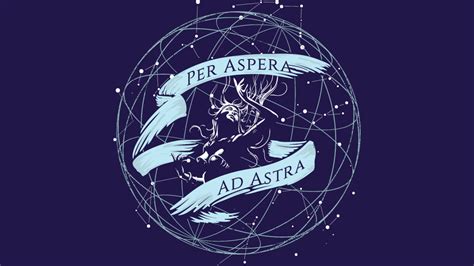 Per Aspera Ad Astra T Shirt By Blackfibergraphics Design By Humans