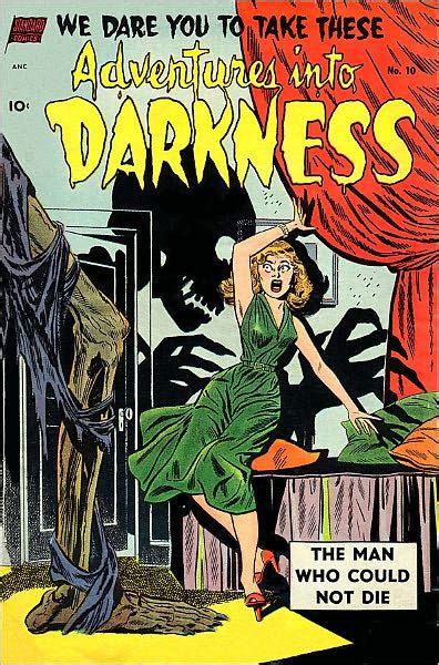 Vintage Horror Comics Adventures Into Darkness No 10 Circa 1953 The