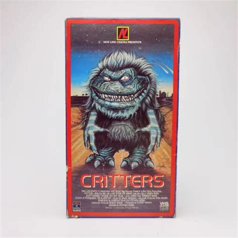 Critters 1986 Vhs Original 1st Release Tested Rare Horror Cult Classic