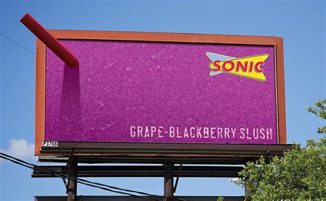Sonic S 3 D Slushes Named The Year S Best Billboard Campaign At 2015