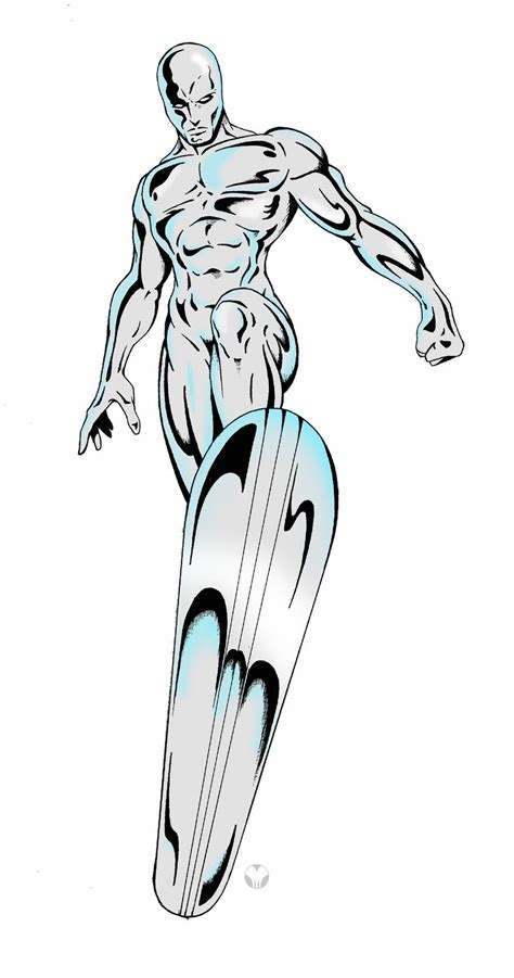 Comic Book Artwork Photo Silver Surfer Comic Silver Surfer Surfer Art