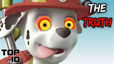 Top 10 Scary Paw Patrol Theories Part 2 Youtube