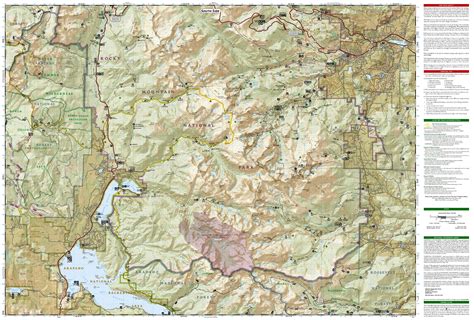 Rocky Mountain National Park Elevation Map
