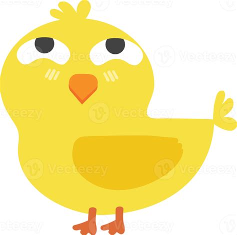 Peaceful Chick Cartoon Character Crop Out 13995098 Png