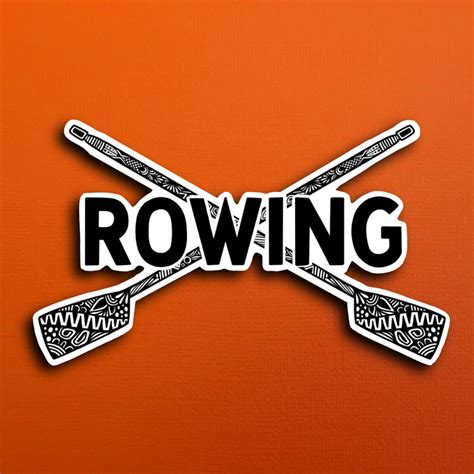 Rowing Sticker Waterproof