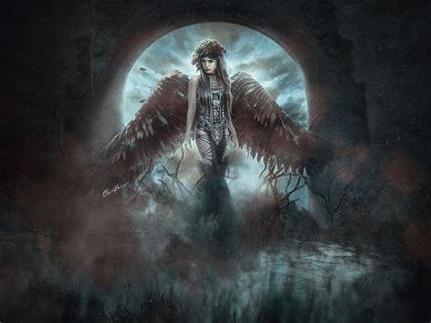Dark Angel By Clair0bscur On Deviantart