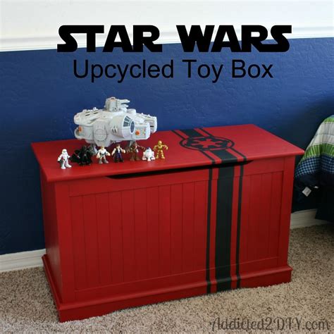 Star Wars Upcycled Toy Box With Free Svg File Addicted 2 Diy
