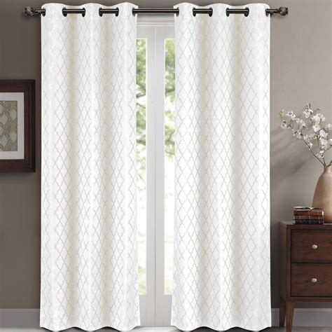 Pair Willow Thermal Insulated Blackout Curtain Panels Set Of 2