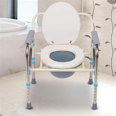 3 In 1 Folding Commode Combo Bedside Commode Raised Toilet Seat And