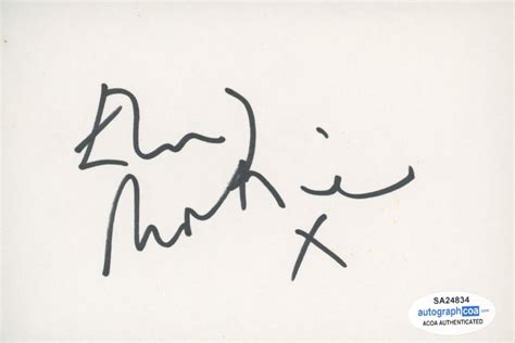 Emily Mortimer Autographed Signed Index Card Actress Acoa Collectible Memorabilia Autographia