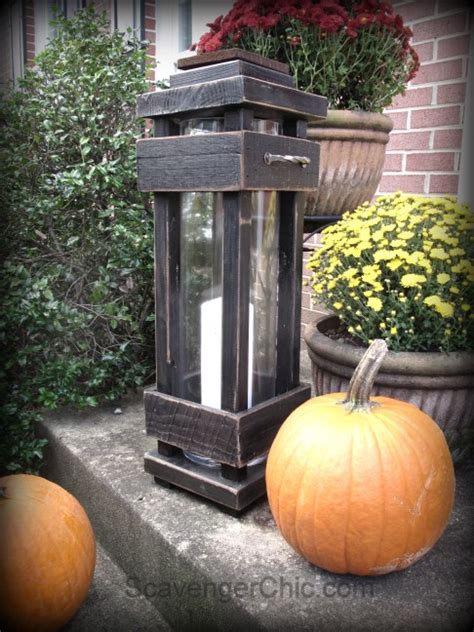 Save on different styles like battery operated, decorative, and outdoor solar lanterns. DIY Outdoor Porch Lanterns - Scavenger Chic
