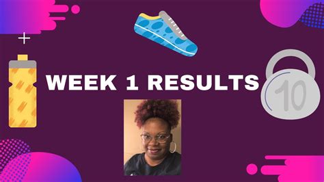 Week 1 Results Youtube