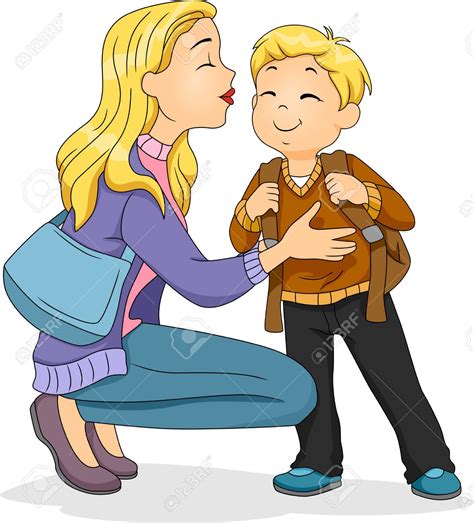 Imagen De Caricatura De Una Mama Con Su Hijo Imagui
