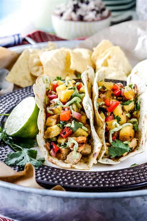 It's mild enough for picky eaters and easy enough to get it perfect every time. Chili Lime Chicken Tacos (+ Pineapple Salsa) - Carlsbad ...