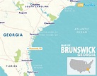 Map Of Brunswick Georgia - Map Of West