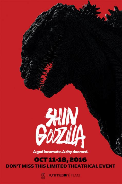 Shin Godzilla Godzilla Resurgence Showtimes Fandango