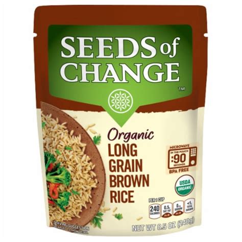 Seeds Of Change Organic Long Grain Brown Rice 85 Oz Smiths Food