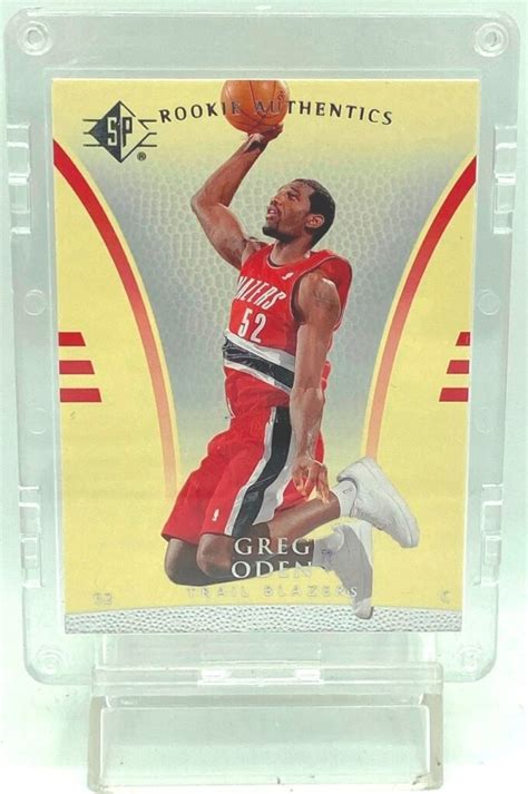 Vintage Upper Deck Nba Sp Rookie Authentics Greg Oden Card