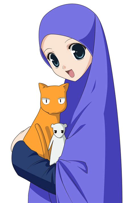 Unduh 78 Gambar Kartun Muslimah Comel Dan Cantik Terbaik Gambar
