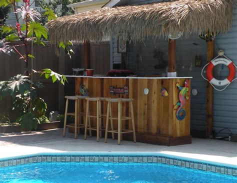 To ensure that all elements of your dream patio will be incorporated, better start with a plan. home tiki bar - fun! | Tiki bars backyard, Outdoor tiki bar, Backyard bar