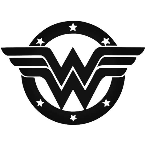 รูปภาพที่เกี่ยวข้อง Vinyl Decals Wonder Woman Logo Custom Vinyl Decal