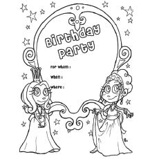 Rainbow bright coloring page 10 coloring page for kids and adults from cartoons coloring pages, rainbow brite coloring pages. Happy Birthday Coloring Pages - Free Printables