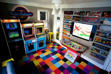 26 Nerdy Home Designs For Serious Geeks Arcade Retro 80s Retro Kids