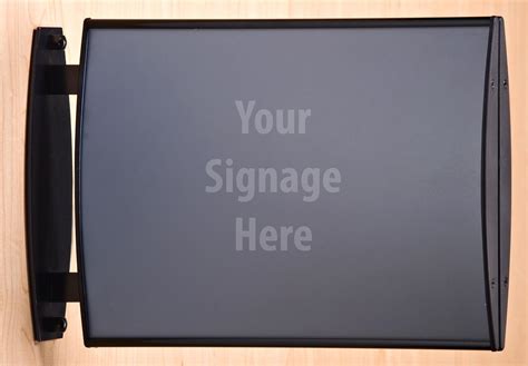 Hallway Signs 85 X 11 Curved Wall Signage Double Side